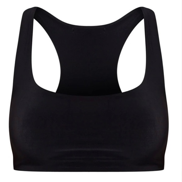 Pretty Little Things Black Slinky Racer Back Crop Top, NWT size 10 - Picture 8 of 10